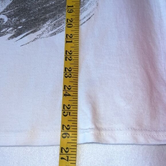 Rue21 Aaliyah Graphic Tee White & Gold Glitter Cotton Short Sleeve Womens Size S - Picture 7 of 7